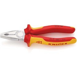 Kombizange L.180mm Mehrkomp.-Hüllen verchr.VDE KNIPEX