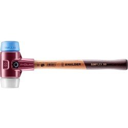Schonhammer SIMPLEX L.350mm Kopf-D.50mm weich/mittelh.HO TPE-soft blau/Superpl.