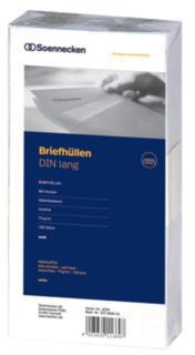 Soennecken Briefumschlag 2076 DL 75g mF sk weiß 100 St./Pack.