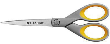 Westcott Schere Titanium Super E-30470 00 18cm grau/gelb