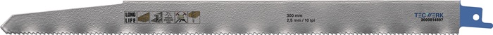 Säbelsägeblatt L.300mm B.22mm TPI 10 2,5mm 3 St./Karte TW