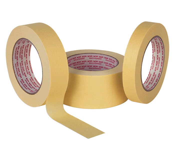Allzweckkrepp NOPI® 4349 leicht gekreppt hellbeige L.50m B.25mm Rl.TESA