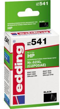 edding Tintenpatrone 18-541 wie HP 62XL C2P05AE schwarz
