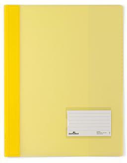 DURABLE Schnellhefter DURALUX 268004 DIN A4 Hartfolie gelb