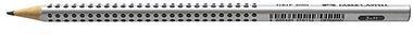 Faber-Castell Bleistift GRIP 2001 117011 Dreieckform H silbergrau