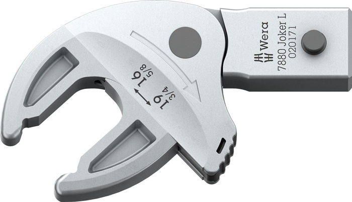 Einsteckwerkzeug 7880 Joker L SW 16-19mm 14x18mm CV-Stahl WERA