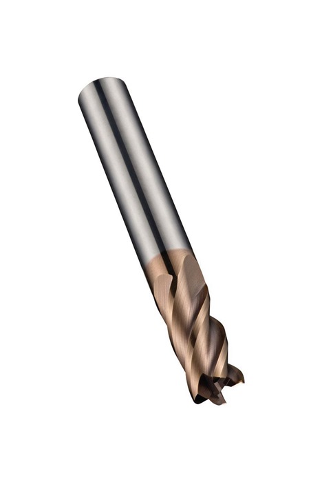 Schaftfräser S767 D.10mm R.0,3mm Gesamt-L.72mm Schneiden-L.22mm HM TiSiN Z.4