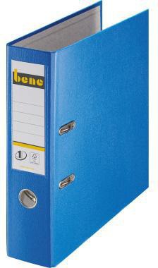 Bene Ordner 291400 BL DIN A4 80mm PP blau