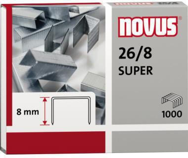 NOVUS Heftklammer 040-0199 26/8 verzinkt 1.000 St./Pack.