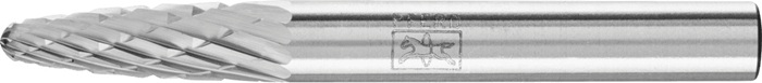 Frässtift RBF D.6mm Kopf-L.18mm Schaft-D.6mm HM Verz.3 PLUS PFERD
