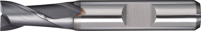 Bohrnutenfräser DIN 327D TypN D.16mm HSS-Co8 TiCN Weldon Z.2 kurz TECWERK