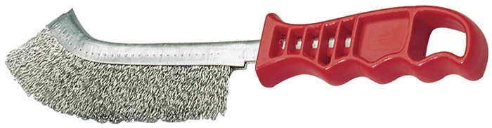 Drahtbürste L.265mm 0,3mm STA 1-reihig TECWERK