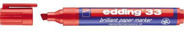 edding Pigmentmarker 33 4-33002 1-5mm Keilspitze rot