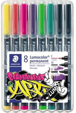 STAEDTLER Folienstift Lumocolor 31-S WP8 perm 8 St./Pack.