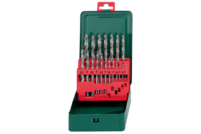 Bohrerkassette 19teilig SP HSS-G Metabo