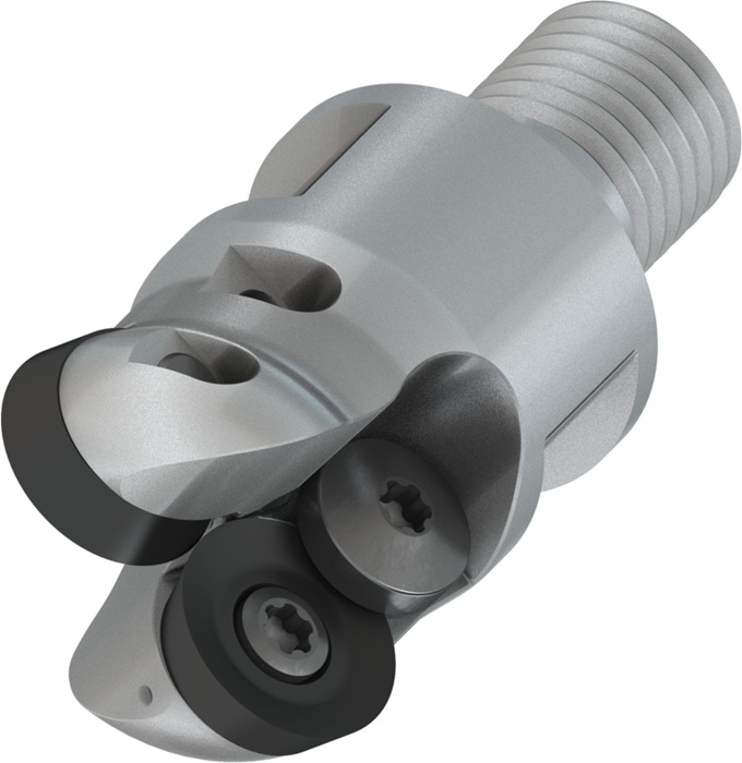 Kopier-Planfräser ISO 32E2R042M16-SCRD16-CF D.17mm m. Wendeplatte Schneid-D.32mm
