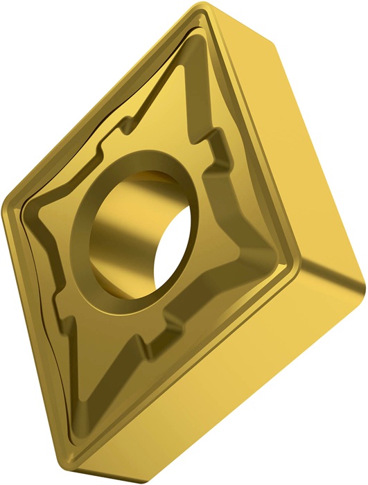 Drehwendeschneidplatte ISO CNMG 120408E-R:6640 D.5,16mm MT-CVD beschichtet Gold