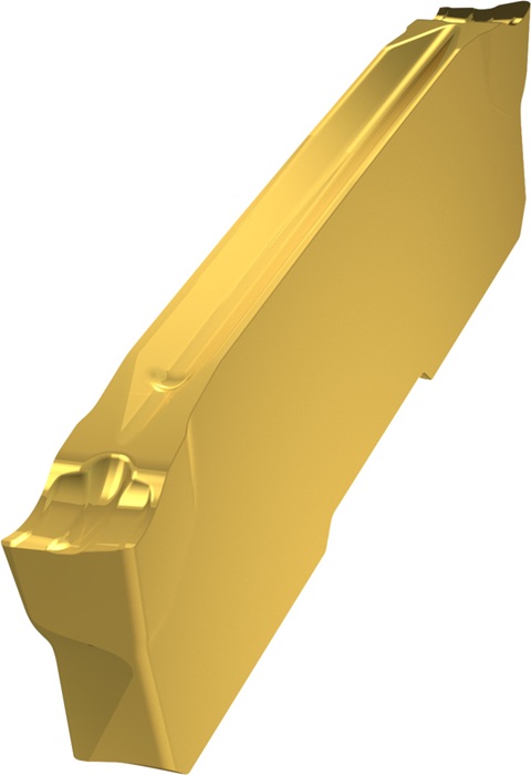 Wendeschneidplatte ISO GL1-D150G015R12-PM:G8330 Breite 1,5mm PVD beschicht. Gold