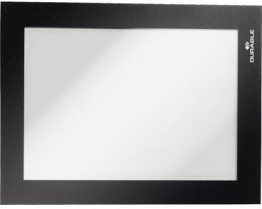 DURABLE Magnetrahmen DURAFRAME 487001 DIN A6 schwarz 2 St./Pack.