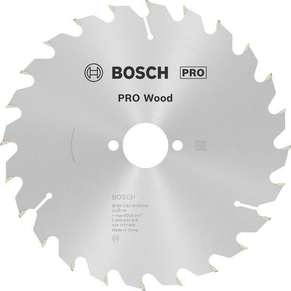 Kreissägeblatt PRO Wood AD 190mm Z.24 WZ Bohr.30mm Schnitt-B.2,6mm