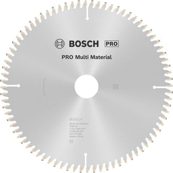 Kreissägeblatt AD 216mm Z.80 HLTCG Bohr.30mm Schnitt-B.2,5mm HM BOSCH