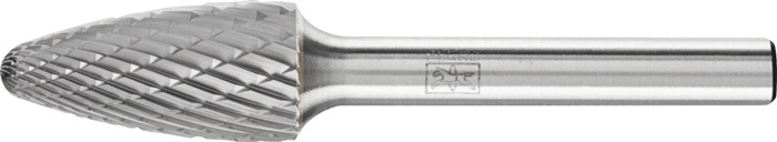 Frässtift RBF D.12mm Kopf-L.25mm Schaft-D.6mm HM Verz.3 PLUS PFERD