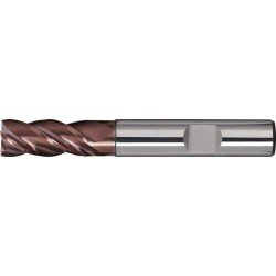 Schaftfräser DIN 6527L TypN D.18mm Einsatz-L.50mm VHM TiAlN HB Z.4 lang TECWERK