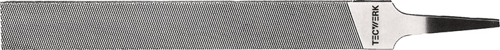 Werkstattfeile DIN 7261 L.250mm Q.25x6mm Hieb 2 Flachstumpf TECWERK
