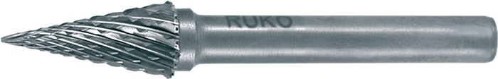 Frässtift SKM D.8mm Kopf-L.20mm Schaft-D.6mm HM Blank Verz.KVZ 4 RUKO
