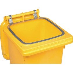 Haltering f.Müllgroßbehälter 120l Stahlbl.verz.VAR