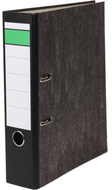 Ordner DIN A4 80mm Recycling Pappe schwarz