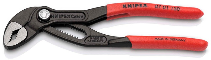 Wasserpumpenzange Cobra® L.150mm Spann-W.30mm pol.Ku.-Überzug KNIPEX