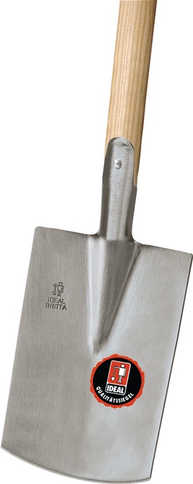 Damenspaten BRITTA 250x165/160mm Gr.0 850mm STA m.Eschen-T-Stiel IDEAL