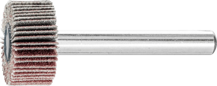 Fächerschleifer Ø20xH10mm K.120 Korund Schaft-D.6mm PFERD