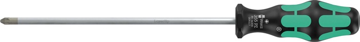 Schraubendreher 355 PZ Gr.PZD 2 Klingen-L.200mm 2K-Griff Rundkl.WERA