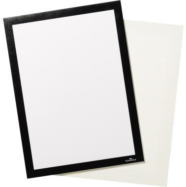 DURABLE Folienrahmen DURAFRAME 496801 A4 Klett magnetisch sw
