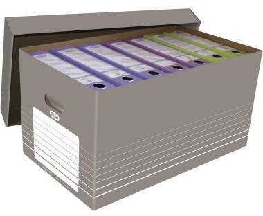 ELBA Umzugkarton tric 100333273 37x32,2x62,2cm Wellpappe grau/weiß