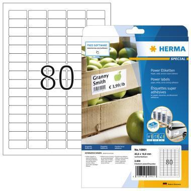 HERMA Etikett Special 10901 35,6x16,9mm weiß 2.000 St./Pack.