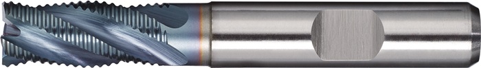 Schaftfräser DIN 844 Typ HR D.25mm Einsatz-L.63mm HSS-Co5 TiCN Weldon TW