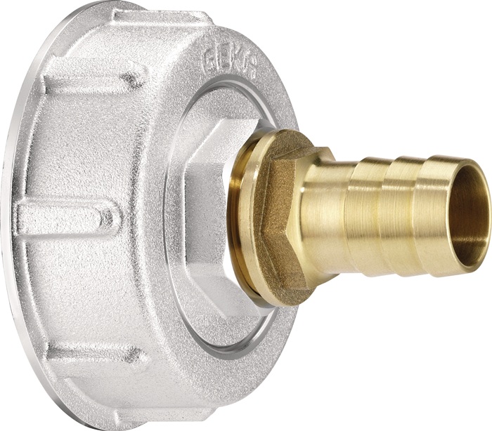 IBC Adapter Set IBC S60x1/3 Schlauchverschraubung 3/4" IG u.Tülle GEKA