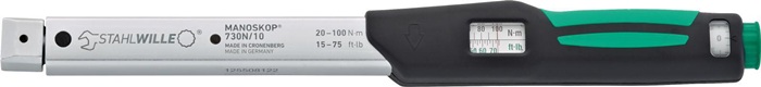 Drehmomentschlüssel 730N/10 20-100 Nm 9x12mm STAHLWILLE