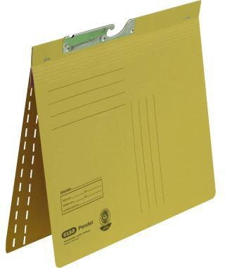 ELBA Pendelhefter 100560094 DIN A4 kaufm. Heftung 250g Karton gelb
