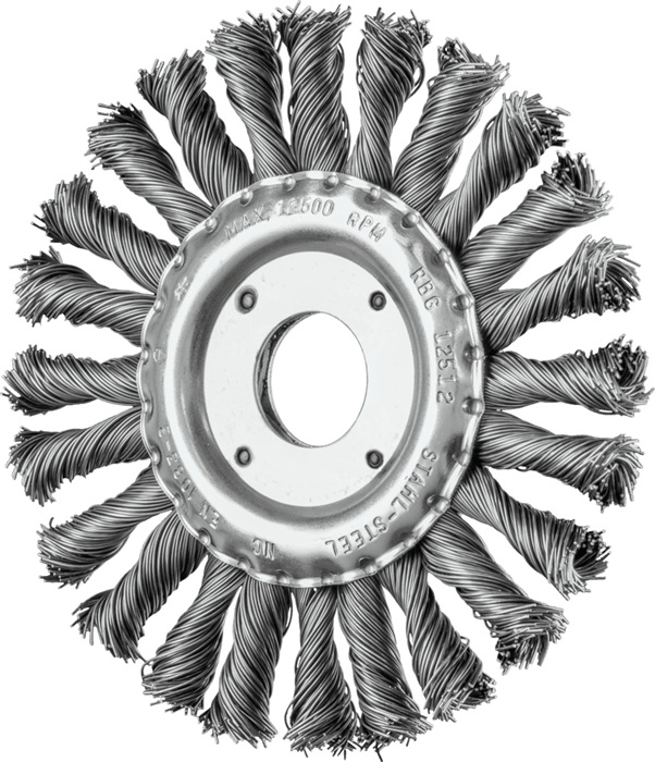 Rundbürste RBG 12512/22,2 CT ST 0,50 D.125mm Drahtstärke 0,5mm STA 12mm