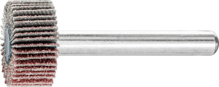Fächerschleifer Ø20xH10mm K.80 Korund Schaft-D.6mm PFERD