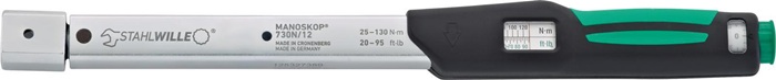 Drehmomentschlüssel 730N/12 25-130 Nm 14x18mm STAHLWILLE