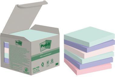 Post-it Haftnotiz Recycling Notes 654-1GB 76x76mm sortiert 6 St./Pack