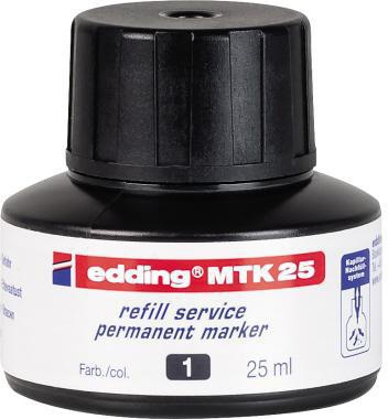 edding Nachfülltusche MTK 25 4-MTK25001 25ml schwarz