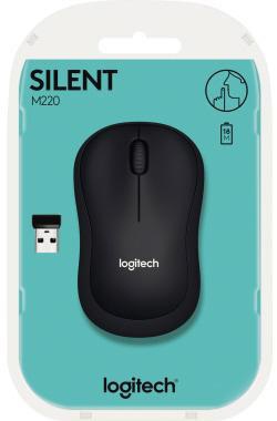 Logitech Maus M220 Silent 910-004878 kabellos anthrazit