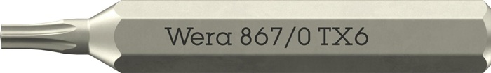 Bit 867/0 Micro TX 6 L.30mm WERA