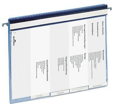 DURABLE Personalhefter DIN A4 255406 5fach Unterteilung blau